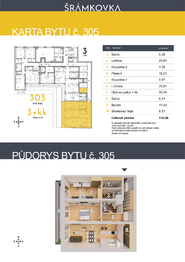 Prodej bytu 3+kk v osobním vlastnictví, 114 m2, České Budějovice