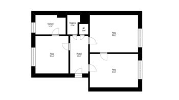 Prodej bytu 3+1 v osobním vlastnictví, 79 m2, Březí