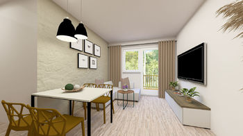 Prodej bytu 2+kk v osobním vlastnictví, 46 m2, Merklín