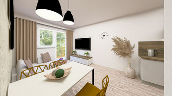 Prodej bytu 2+kk v osobním vlastnictví, 46 m2, Merklín