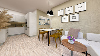 Prodej bytu 2+kk v osobním vlastnictví, 46 m2, Merklín