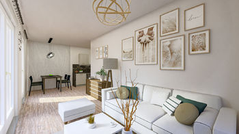 Prodej bytu 2+kk v osobním vlastnictví, 43 m2, Merklín
