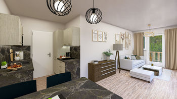Prodej bytu 2+kk v osobním vlastnictví, 43 m2, Merklín