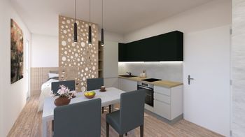 Prodej bytu 2+kk v osobním vlastnictví, 48 m2, Merklín