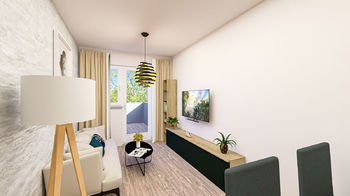 Prodej bytu 2+kk v osobním vlastnictví, 48 m2, Merklín