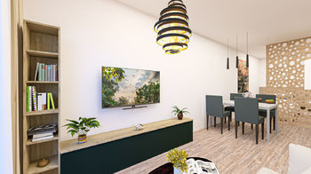 Prodej bytu 2+kk v osobním vlastnictví, 48 m2, Merklín