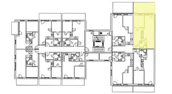 Prodej bytu 2+kk v osobním vlastnictví, 48 m2, Merklín