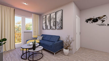 Prodej bytu 2+kk v osobním vlastnictví, 43 m2, Merklín
