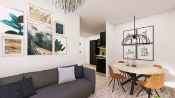 Prodej bytu 2+kk v osobním vlastnictví, 42 m2, Merklín