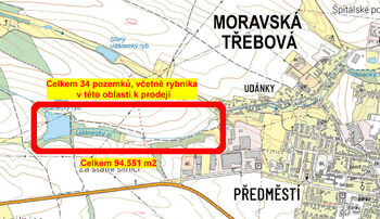 Prodej pozemku, 94551 m2, Moravská Třebová