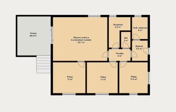 Prodej domu, 90 m2, Černá Hora