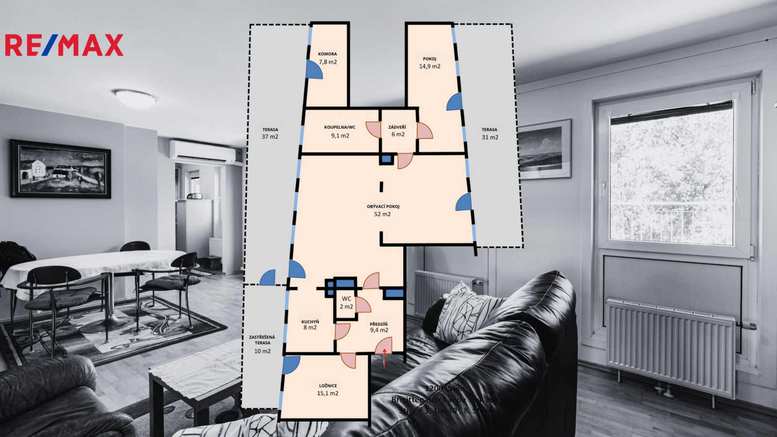 Prodej bytu v osobním vlastnictví, 208 m2, Wien