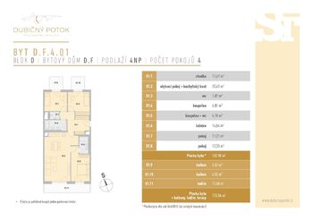 Prodej bytu 4+kk v osobním vlastnictví, 102 m2, České Budějovice