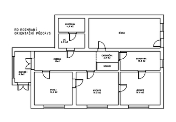 Prodej domu, 130 m2, Rozhraní