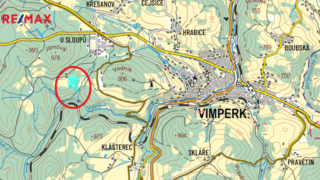 Prodej pozemku, 77485 m2, Vimperk