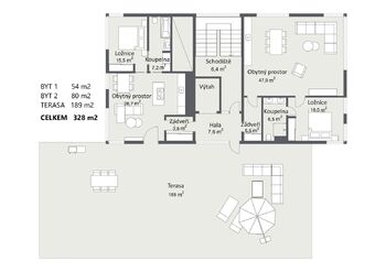 Prodej bytu 4+kk v osobním vlastnictví, 139 m2, Praha 10 - Vinohrady