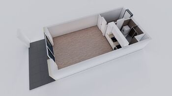 Pronájem bytu 1+kk v osobním vlastnictví, 51 m2, České Budějovice
