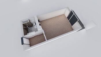 Pronájem bytu 1+kk v osobním vlastnictví, 51 m2, České Budějovice