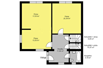 Prodej domu, 90 m2, Velký Osek