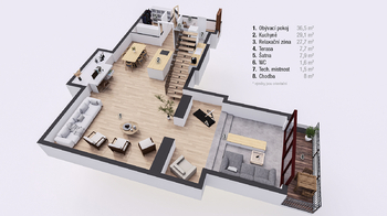 Prodej bytu v osobním vlastnictví, 157 m2, Brno