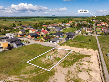 Prodej pozemku, 849 m2, Kly