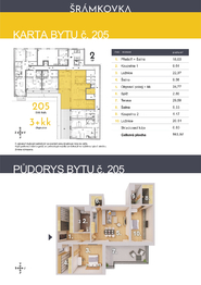 Prodej bytu 3+kk v osobním vlastnictví, 127 m2, České Budějovice