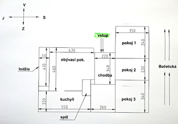 Prodej bytu 4+1 v osobním vlastnictví, 81 m2, Brno