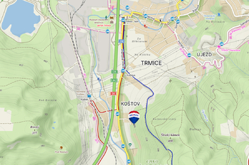 Prodej pozemku, 1345 m2, Trmice