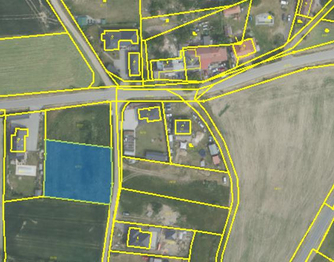 Prodej pozemku, 1681 m2, Modřovice