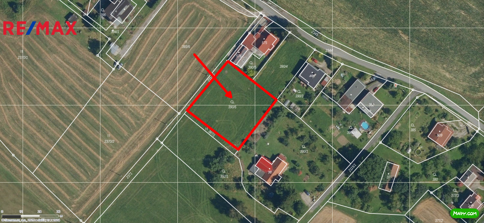 Prodej pozemku, 1676 m2, Ropice