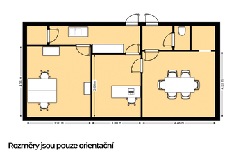 Pronájem komerčního objektu, 71 m2, Úvaly