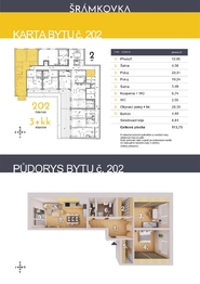 Prodej bytu 3+kk v osobním vlastnictví, 100 m2, České Budějovice