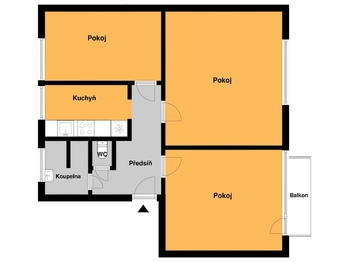Prodej bytu 3+1 v osobním vlastnictví, 64 m2, Český Brod