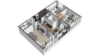 Prodej bytu 3+1 v osobním vlastnictví, 61 m2, Chomutov