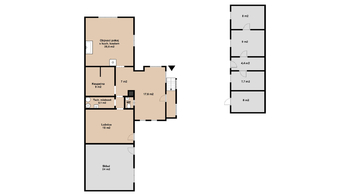 Prodej domu, 80 m2, Křenice