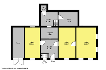 Prodej chaty / chalupy, 160 m2, Bernartice