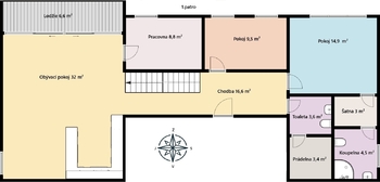 Prodej bytu v osobním vlastnictví, 182 m2, Praha 10 - Záběhlice