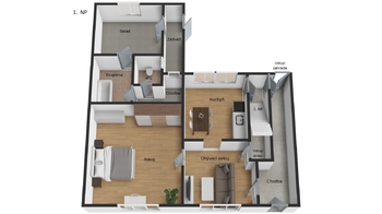 Prodej domu, 105 m2, Týnec nad Labem