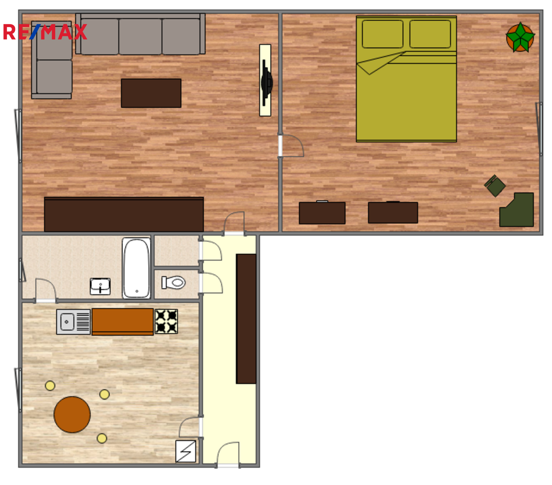 Pronájem bytu 2+1 v osobním vlastnictví, 66 m2, Brno