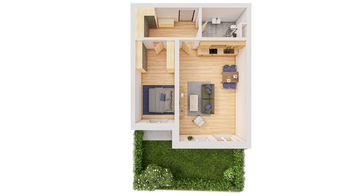 Prodej bytu 2+kk v osobním vlastnictví, 59 m2, Ševětín