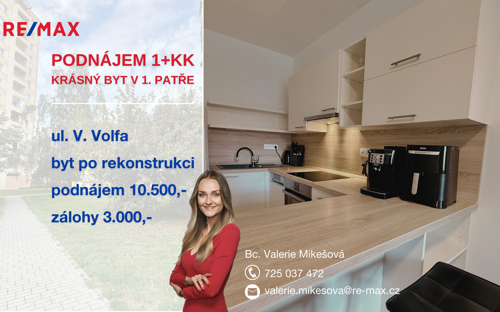 Pronájem bytu 1+kk v družstevním vlastnictví, 30 m2, České Budějovice