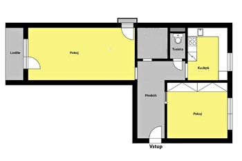 Prodej bytu 2+1 v družstevním vlastnictví, 54 m2, Nymburk