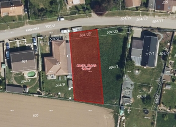 Prodej pozemku, 796 m2, Opatovice nad Labem