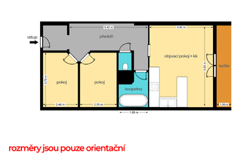 Prodej bytu 3+kk v osobním vlastnictví, 63 m2, Praha 9 - Újezd nad Lesy