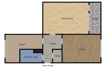 Prodej bytu 2+1 v osobním vlastnictví, 62 m2, Ústí nad Labem