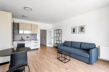 Pronájem bytu 1+kk v osobním vlastnictví, 42 m2, Praha 8 - Karlín