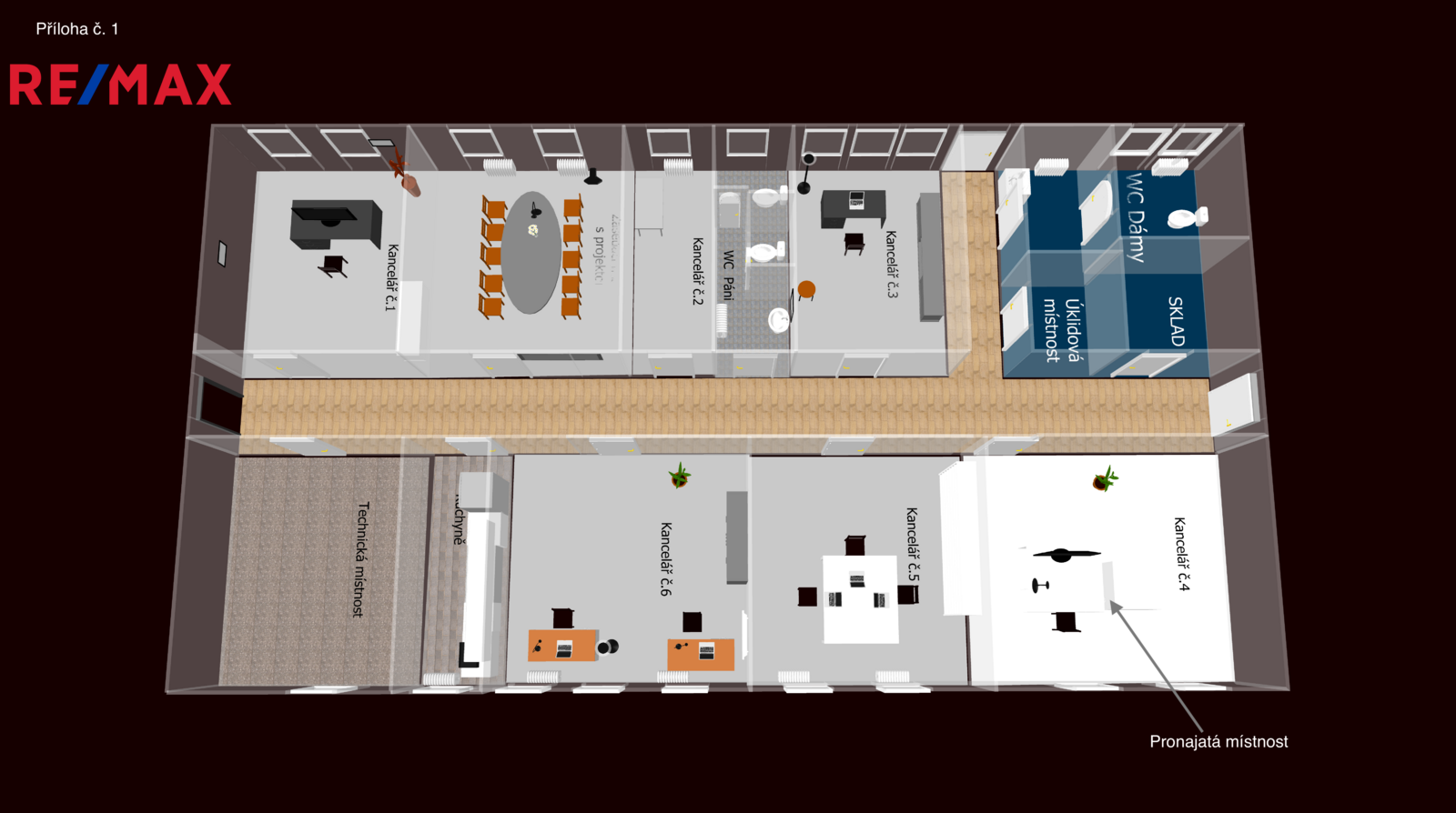 Pronájem komerčního objektu, 18 m2, Chlumec nad Cidlinou