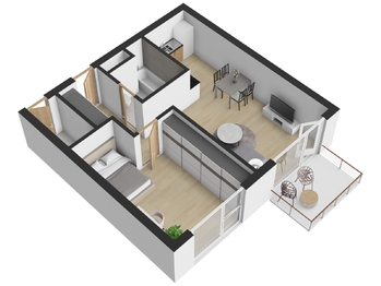Pronájem bytu 2+kk v osobním vlastnictví, 54 m2, Plzeň