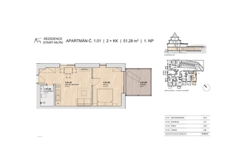Prodej bytu 2+kk v osobním vlastnictví, 42 m2, Rokytnice nad Jizerou
