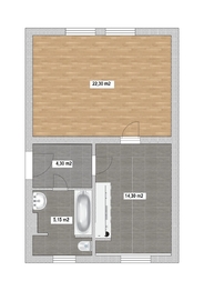 Prodej bytu 1+1 v osobním vlastnictví, 46 m2, Svitavy